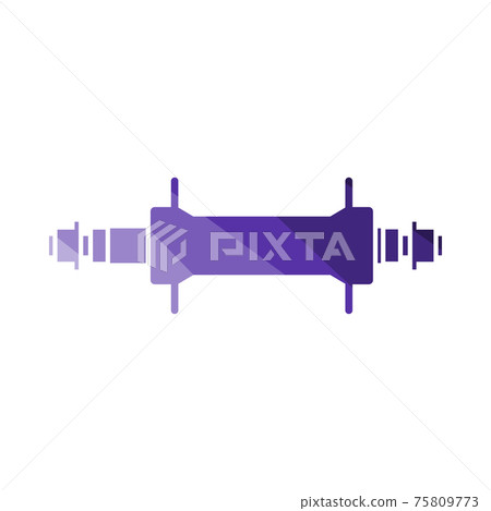 Bike Hub Icon 75809773