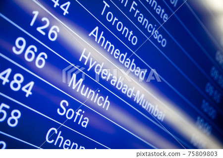 Airport board Airport board 75809803