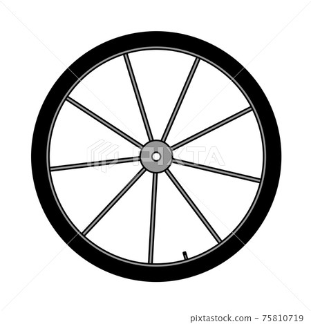 Bike Wheel Icon 75810719