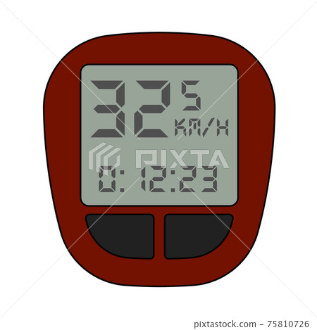 Bike Computer Icon Bike Computer Icon 75810726
