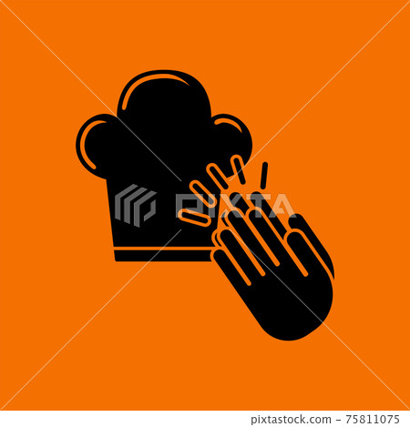 Clapping Palms To Toque Icon - Stock Illustration [75811075] - PIXTA