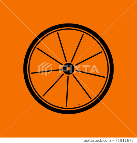 Bike Wheel Icon 75811675