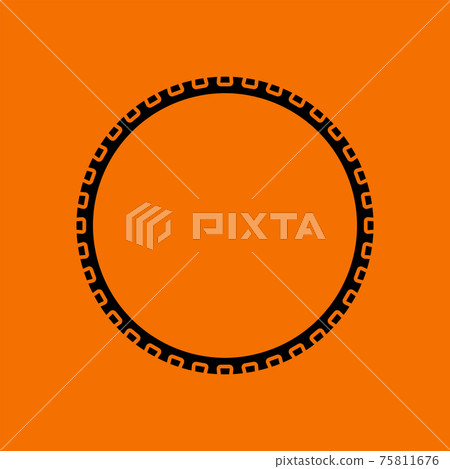 Bike Tyre Icon 75811676