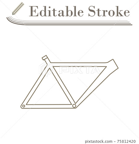 Bike Frame Icon 75812420