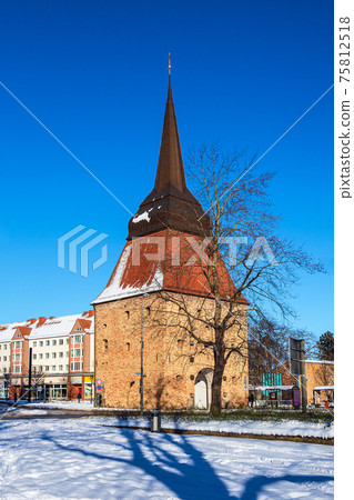Historical buildings in the city Rostock, Germany 75812518