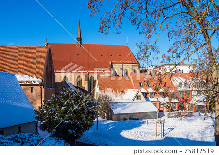 Historical buildings in the city Rostock, Germany Historical buildings in the city Rostock, Germany 75812519