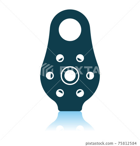 Alpinist Pulley Icon Alpinist Pulley Icon 75812584