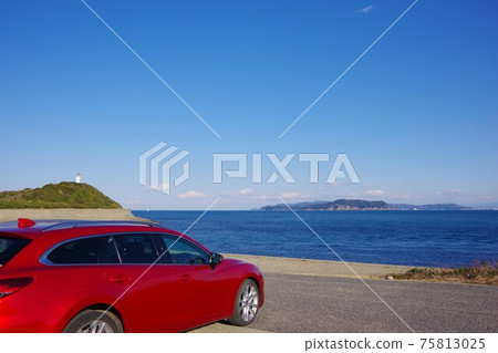 Drive image: View toward Tomogashima from Awaji Island 75813025