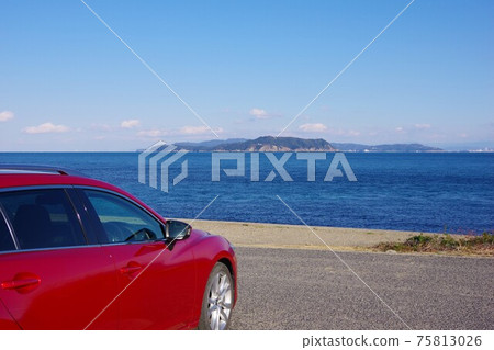 Drive image: View toward Tomogashima from Awaji Island 75813026