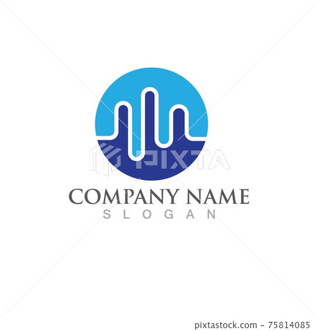 Sound waves vector illustration Sound waves vector illustration 75814085