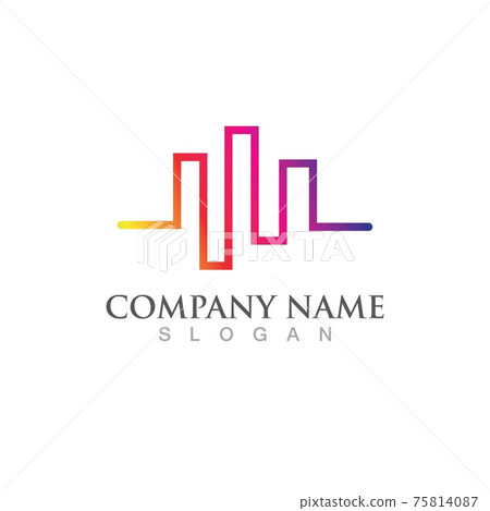 Sound waves vector illustration Sound waves vector illustration 75814087