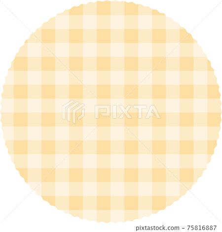 Check yellow round Check yellow round 75816887