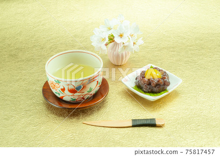 Spring Japanese sweets Spring Japanese sweets 75817457