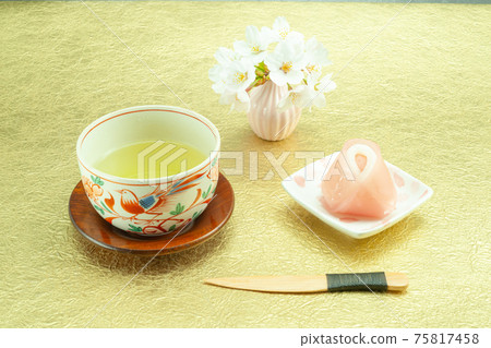 Spring Japanese sweets Spring Japanese sweets 75817458