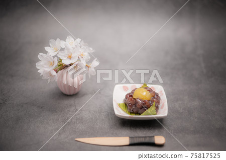 Spring Japanese sweets 75817525