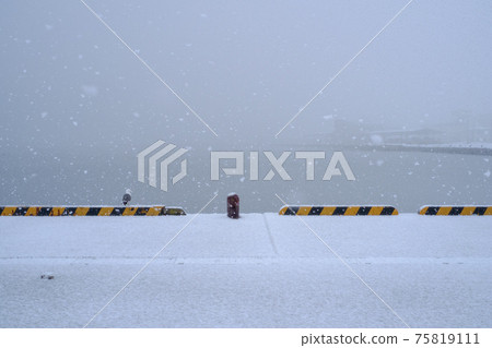 白雪皚皚的仲冬港 白雪皚皚的仲冬港 75819111
