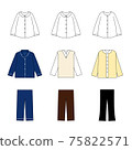 衣服時尚插畫集 75822571
