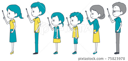 Three generation family pointer set 75823978
