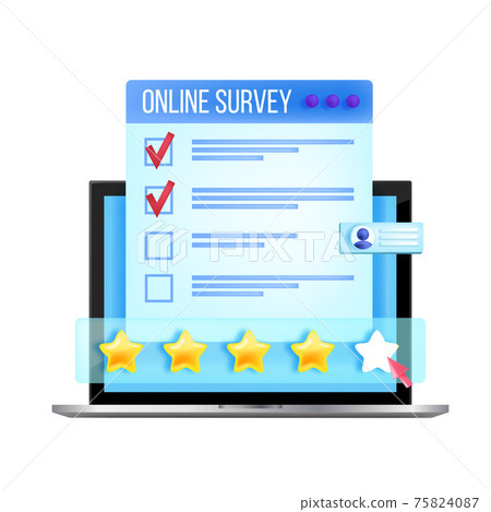 Start survey button stock vector. Illustration of internet - 199602050