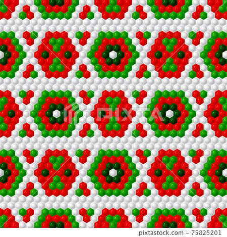 Hexagon color stripes wallpaper 75825201