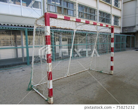 Handball goal Handball goal 75825232