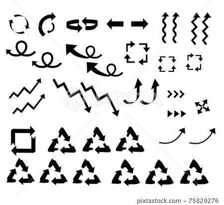 Various arrow set material "silhouette" 75829276