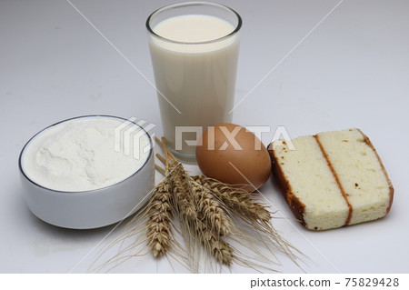 tasty and healthy cake with milk and egg and wheat and Atta tasty and healthy cake with milk and egg and wheat and Atta 75829428