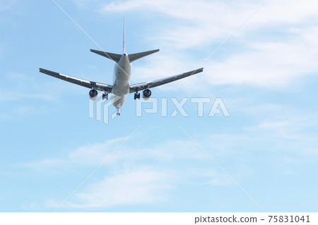 Passenger plane heading for landing 75831041