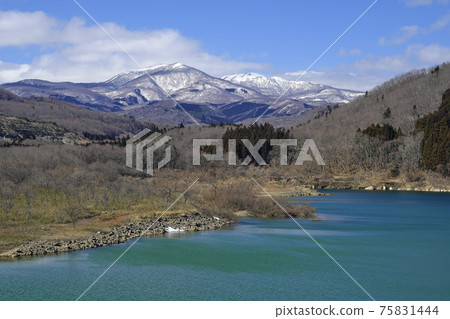 Snowy Mountains and Lakes 75831444