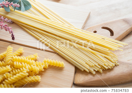 Pasta dry noodles Pasta dry noodles 75834783