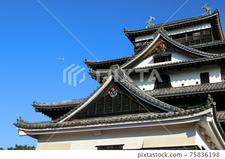 松江城,現存十二座城樓的國寶,可俯瞰城樓 松江城,現存十二座城樓的國寶,可俯瞰城樓 75836198