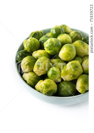 Set of brussel sprouts in a bowl Set of brussel sprouts in a bowl 75839723