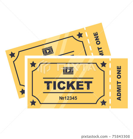 two golden tickets to the cinema. two golden tickets to the cinema. 75843308