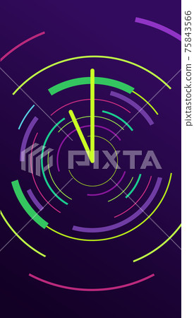 Abstract background with circle line on dark. Abstract background with circle line on dark. 75843566