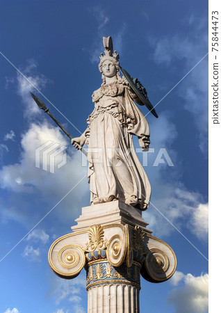 marble statue of goddess Athena marble statue of goddess Athena 75844473