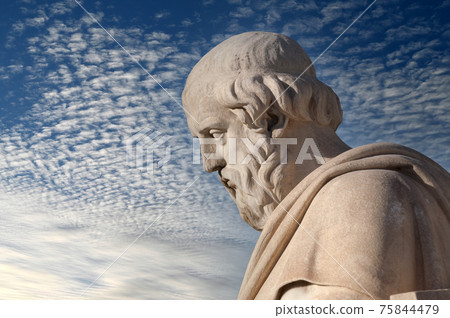 classic statue of Plato classic statue of Plato 75844479