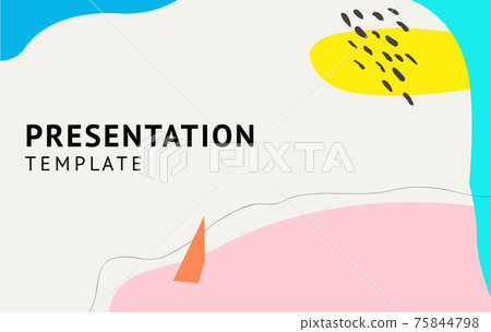 Set of different cutout abstract shapes. Collection of geometric elements.Bright, colourful. Template for presentation, flyer, invitation, banner, cover, web design.Contemporary modern style art Set of different cutout abstract shapes. Collection of geometric elements.Bright, colourful. Template for presentation, flyer, invitation, banner, cover, web design.Contemporary modern style art 75844798