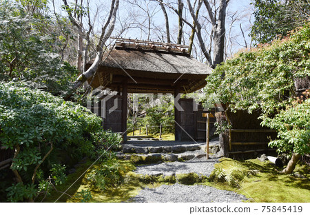 Giouji Garden Entrance Gate, Sagano, Kyoto City Giouji Garden Entrance Gate, Sagano, Kyoto City 75845419