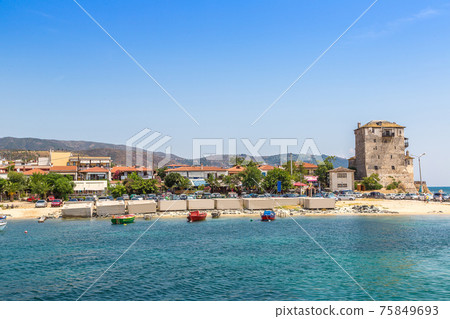 Ouranoupolis tower in Chalkidiki Ouranoupolis tower in Chalkidiki 75849693