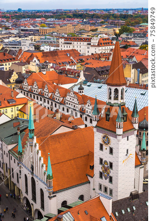 Aerial view of Munich Aerial view of Munich 75849749