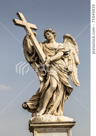 Statue of angel in Rome Statue of angel in Rome 75849839