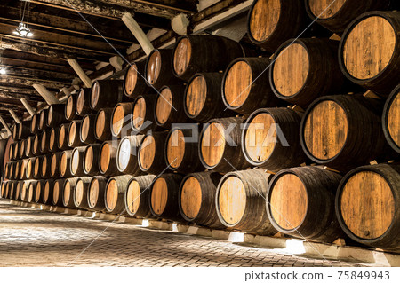 Barrels in  Porto, Portugal 75849943
