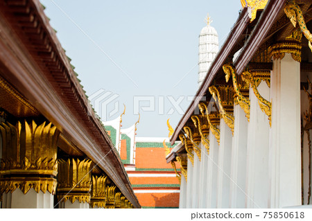 Public Temple decorate with Golden color to show Elite old Fashion Public Temple decorate with Golden color to show Elite old Fashion 75850618