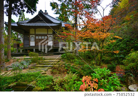 京丹後市秋天的珠山千年石花園，Noiiji寺 75852532