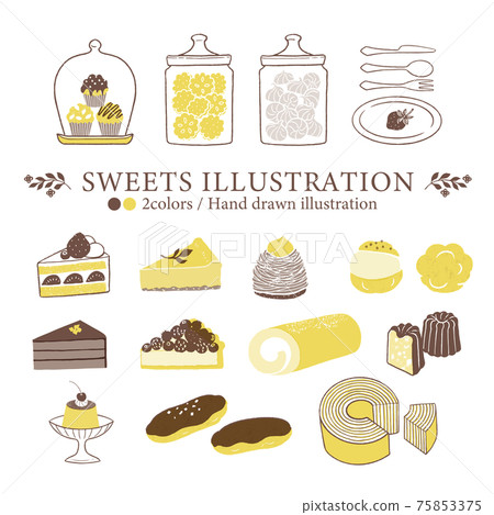 各種糖果1的插圖/簡單觸感 75853375