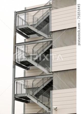 Parking lot, multi-storey car park, parking, stairs, outdoors 75853445