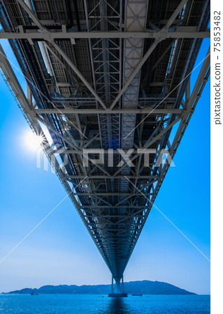 Akashi Kaikyo Bridge and Awaji Island 75853482