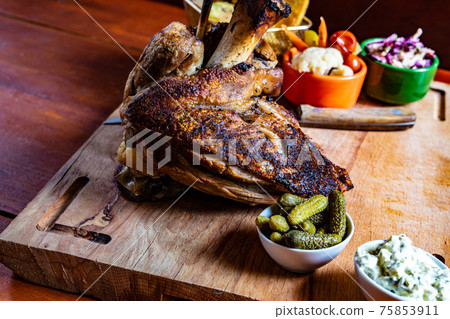 Roasted pork meat Roasted pork meat 75853911