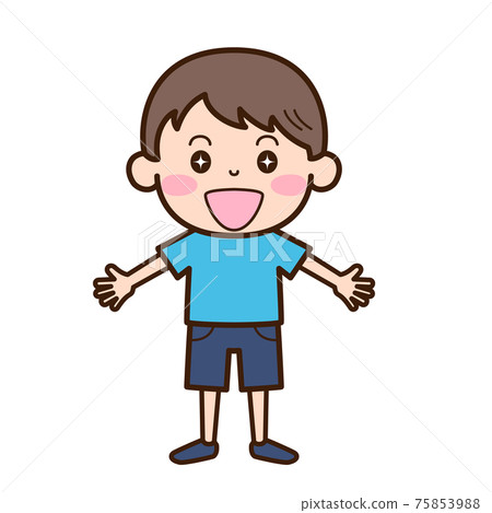 Glittering smiling boy (toddler) Glittering smiling boy (toddler) 75853988