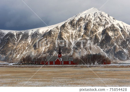 Winter in Norway. 75854428